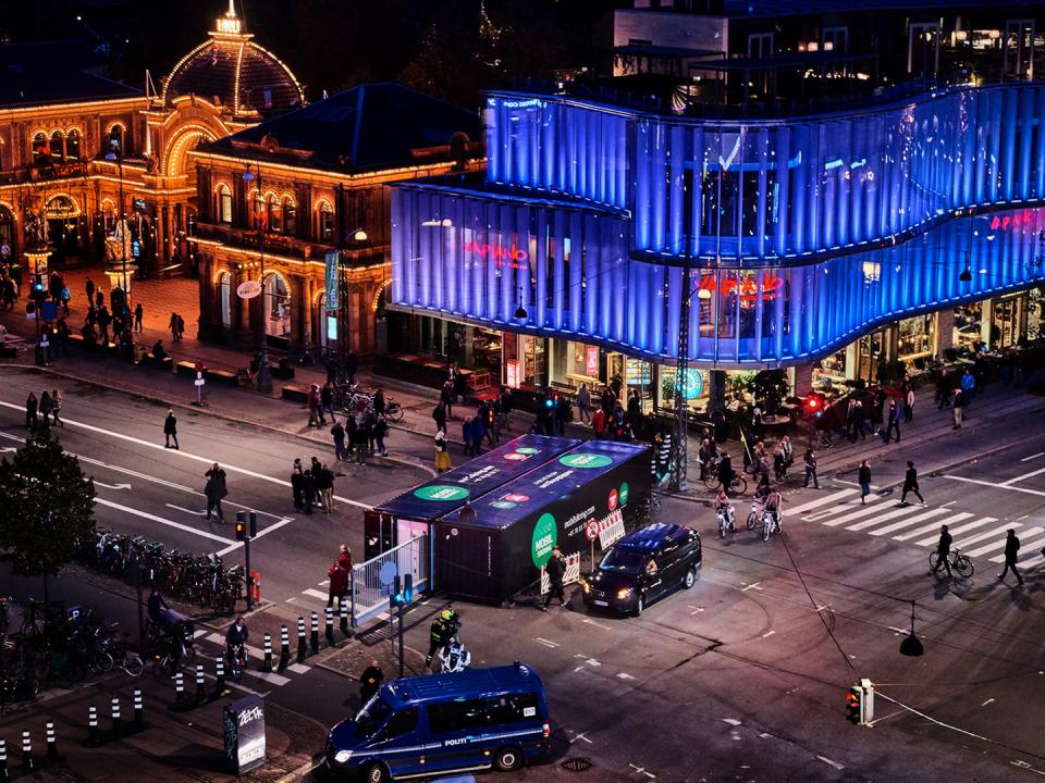 Mobilport til mindekoncert for Kim Larsen i København